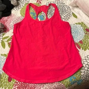 Hot pink UA athletic tank
